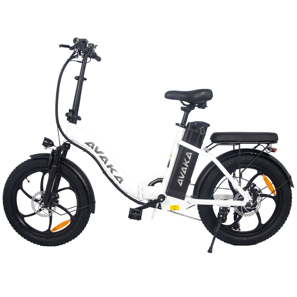 AVAKA - BZ20 PLUS – Foldable Electric City Bike - Pedal Go