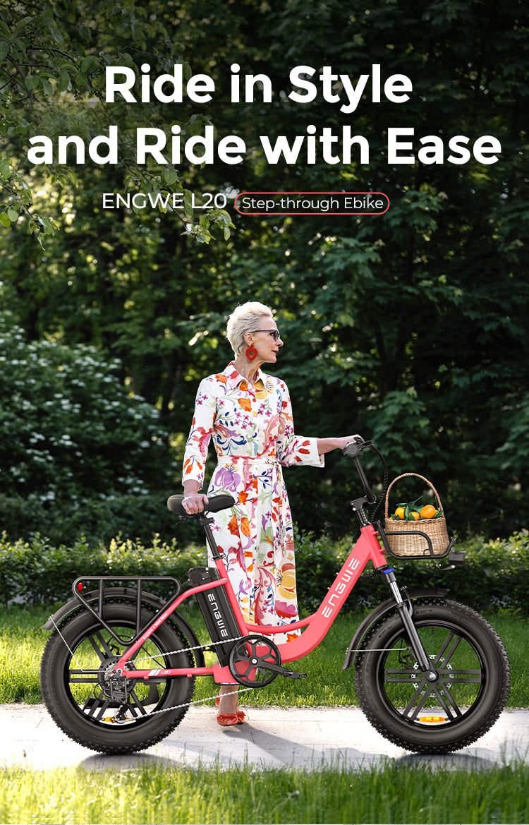 ENGWE L20 Electric Bike - 250W-Pedal Go