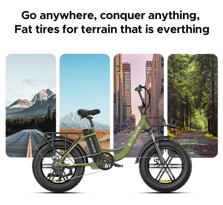 ENGWE L20 Electric Bike - 250W-Pedal Go