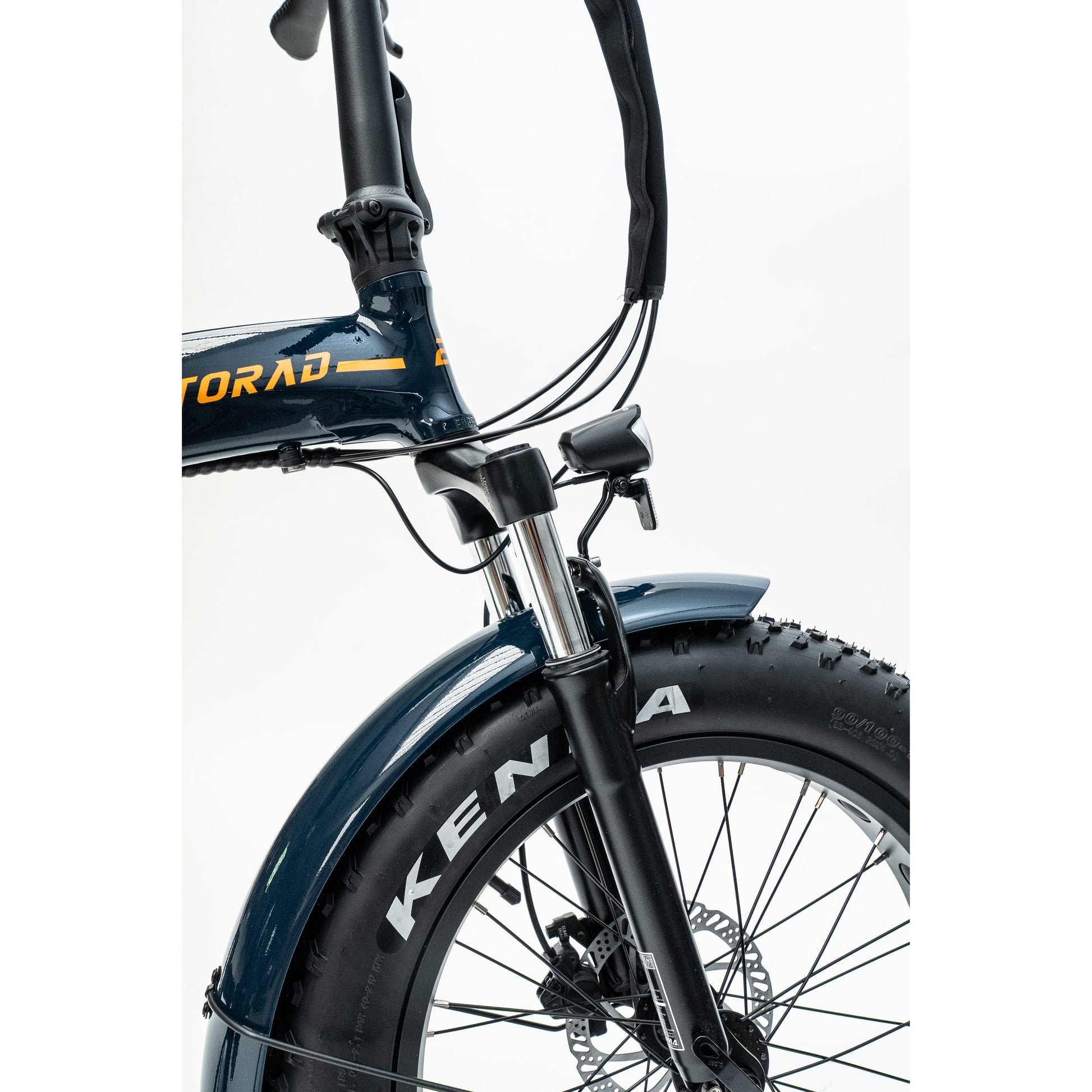 Emotorad Toledo Blue Folding Fat Tyre - Pedal Go