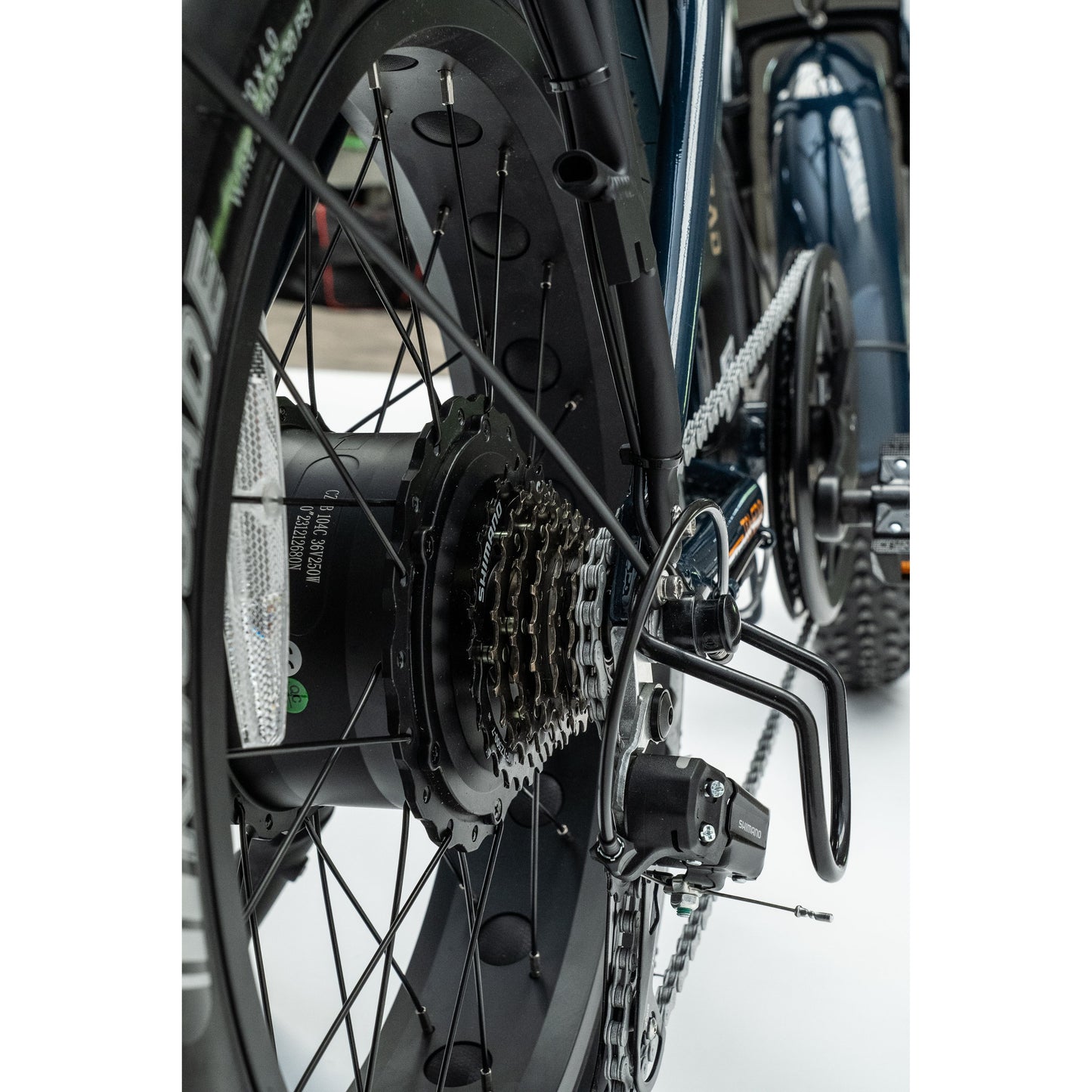 Emotorad Toledo Blue Folding Fat Tyre - Pedal Go