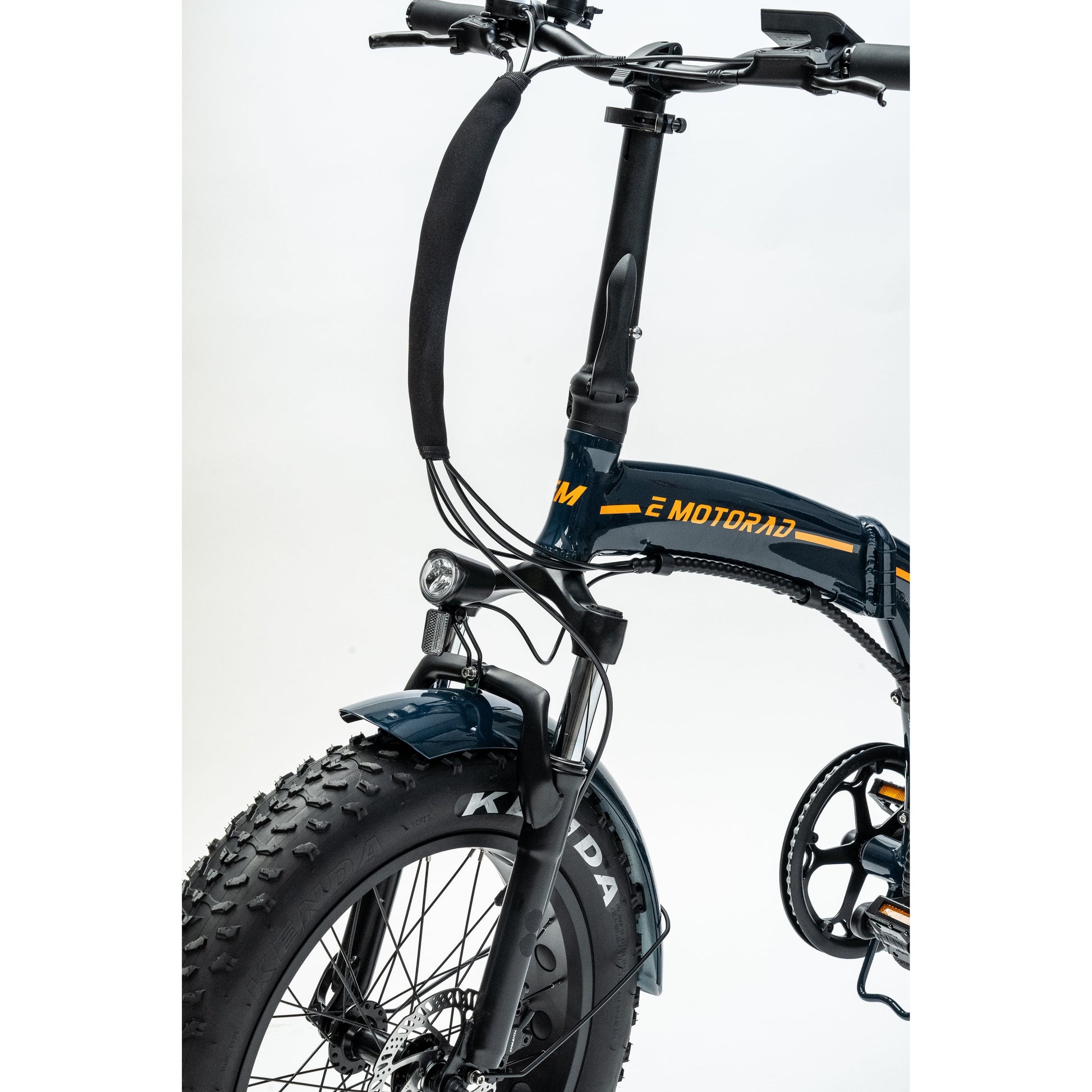 Emotorad Toledo Blue Folding Fat Tyre - Pedal Go