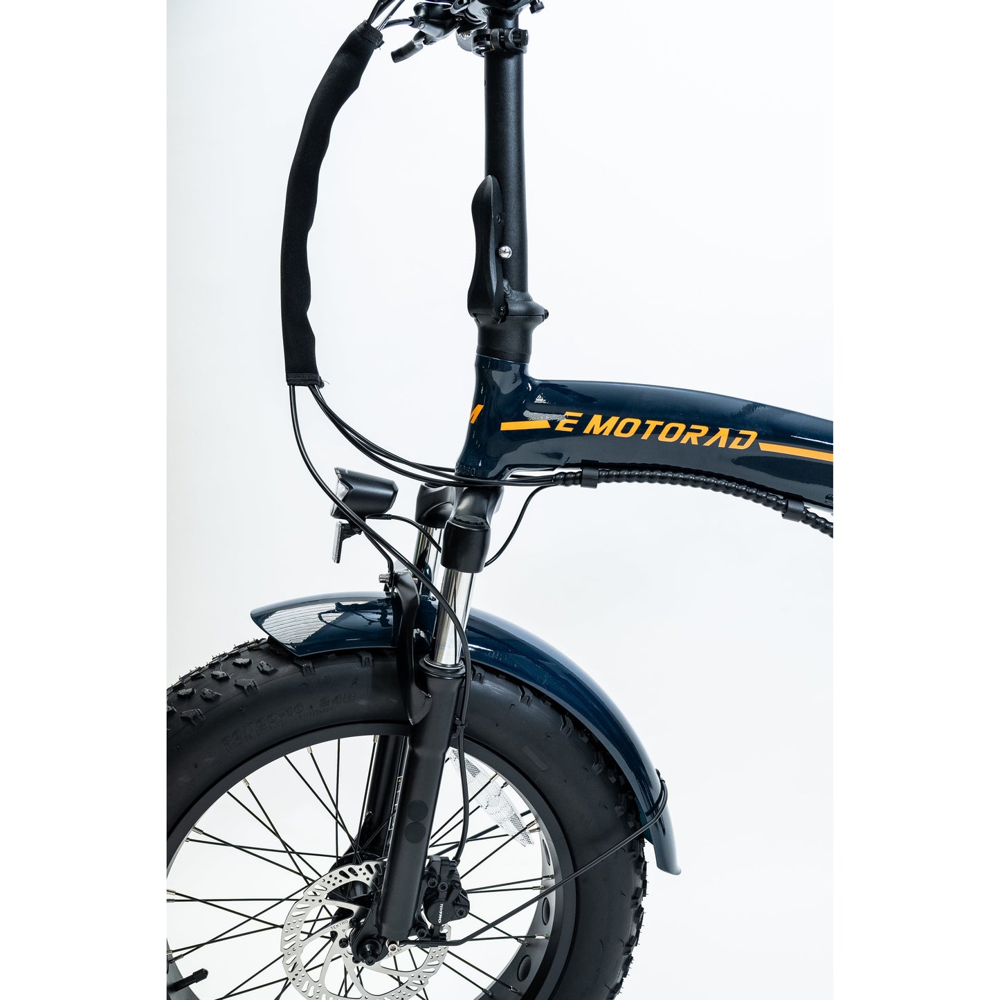 Emotorad Toledo Blue Folding Fat Tyre - Pedal Go