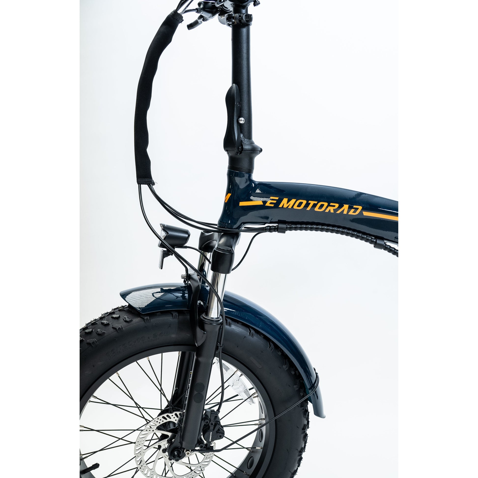 Emotorad Toledo Blue Folding Fat Tyre - Pedal Go