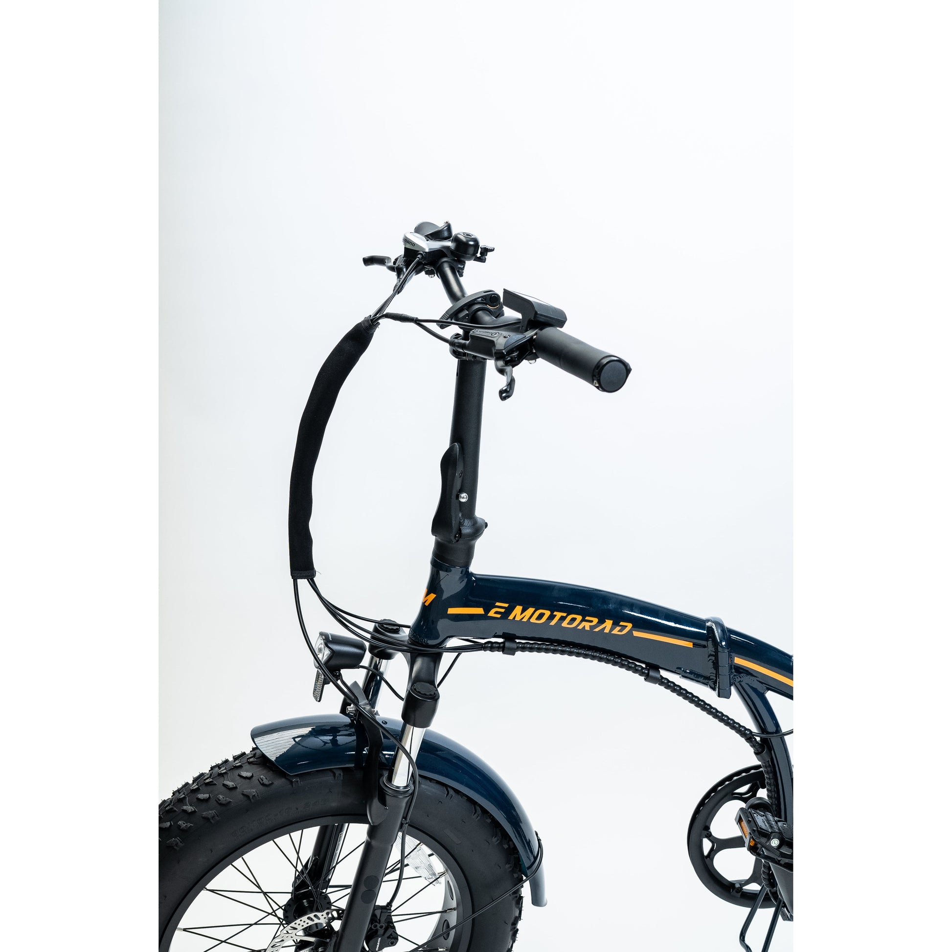 Emotorad Toledo Blue Folding Fat Tyre - Pedal Go