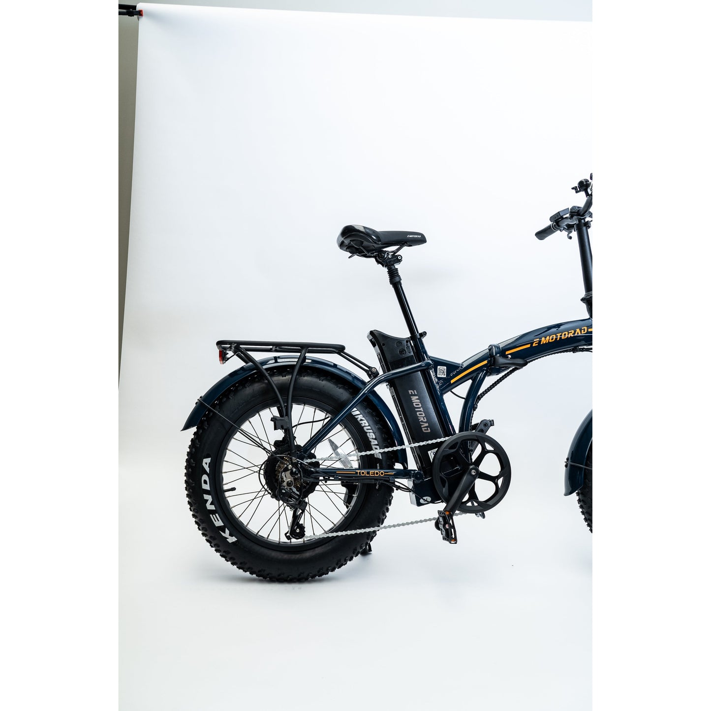 Emotorad Toledo Blue Folding Fat Tyre - Pedal Go