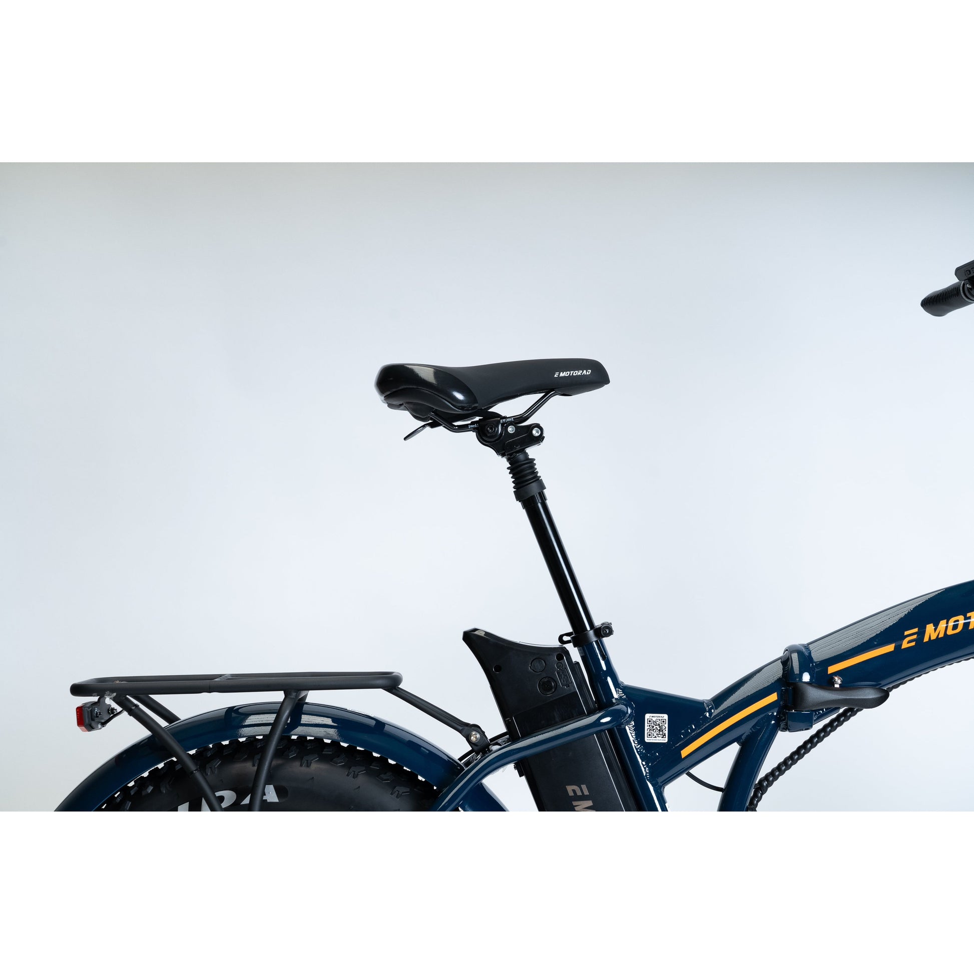 Emotorad Toledo Blue Folding Fat Tyre - Pedal Go