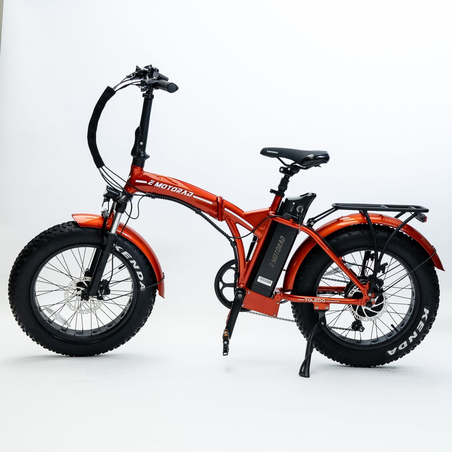 Emotorad Toledo Red Folding Fat Tyre - Pedal Go