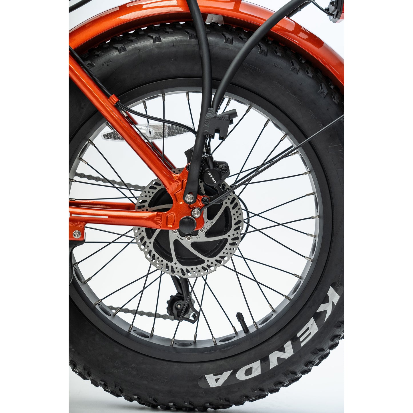 Emotorad Toledo Red Folding Fat Tyre - Pedal Go