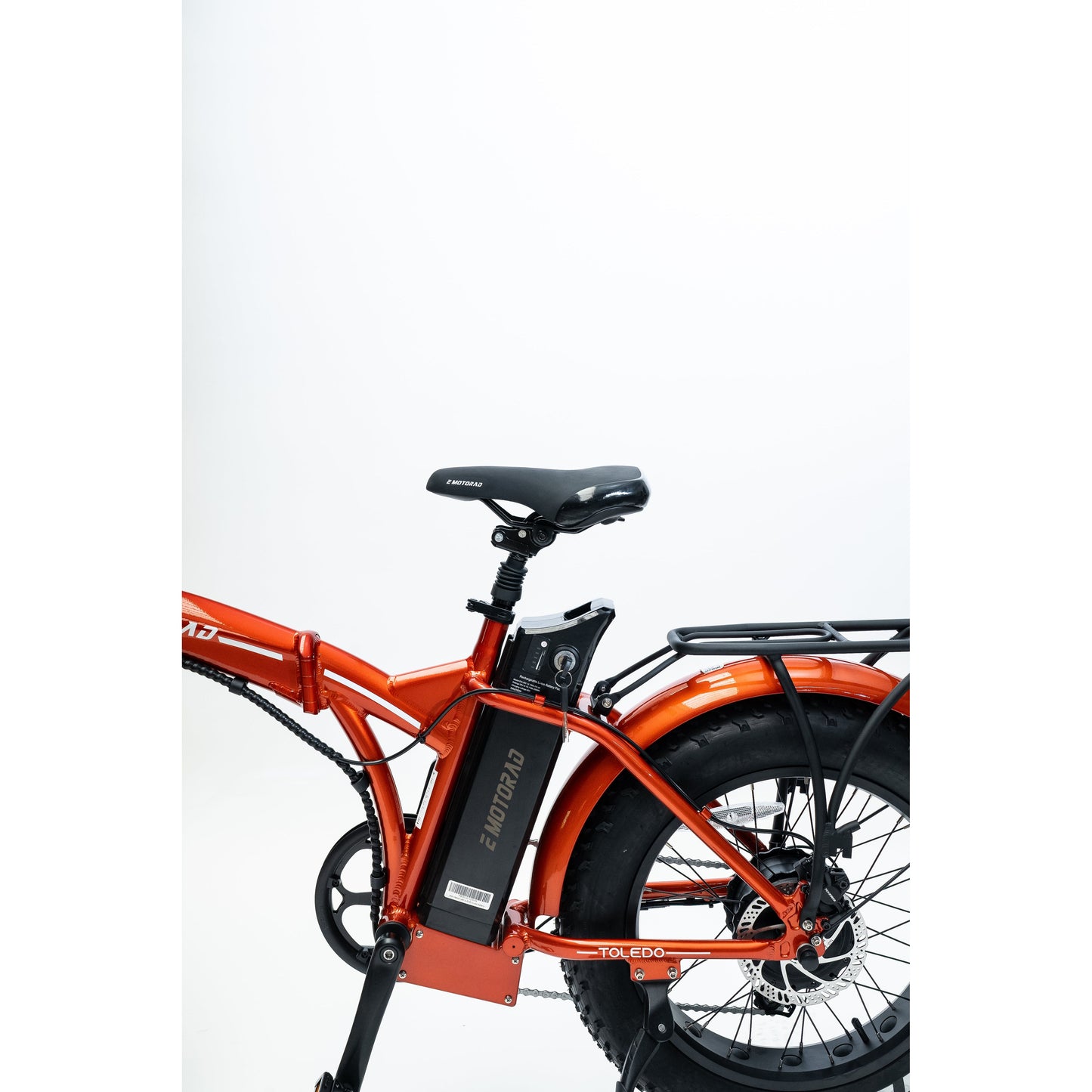 Emotorad Toledo Red Folding Fat Tyre - Pedal Go
