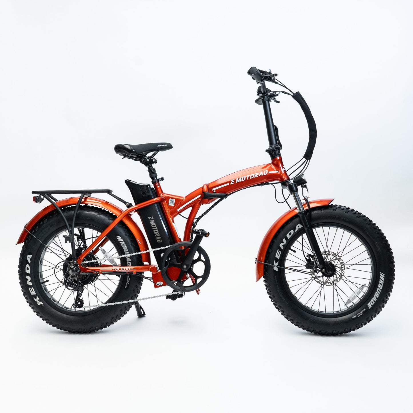 Emotorad Toledo Red Folding Fat Tyre - Pedal Go