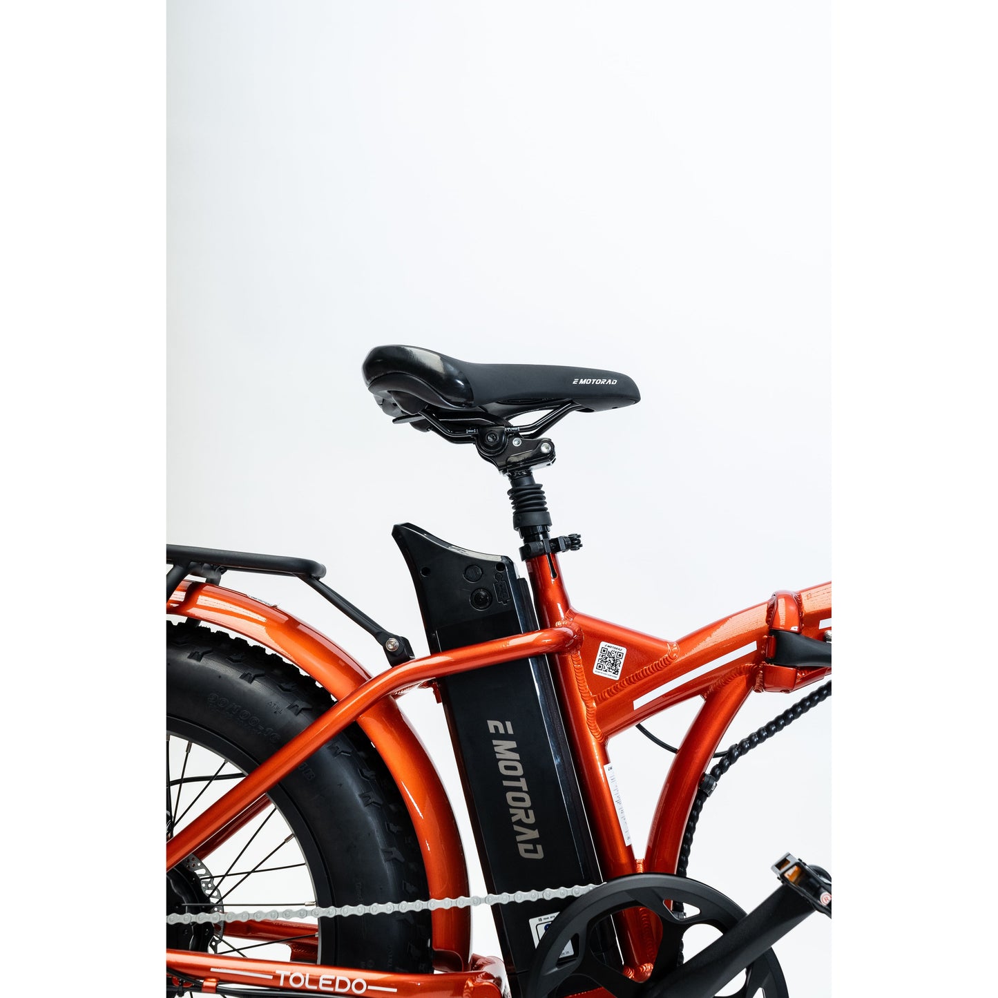 Emotorad Toledo Red Folding Fat Tyre - Pedal Go