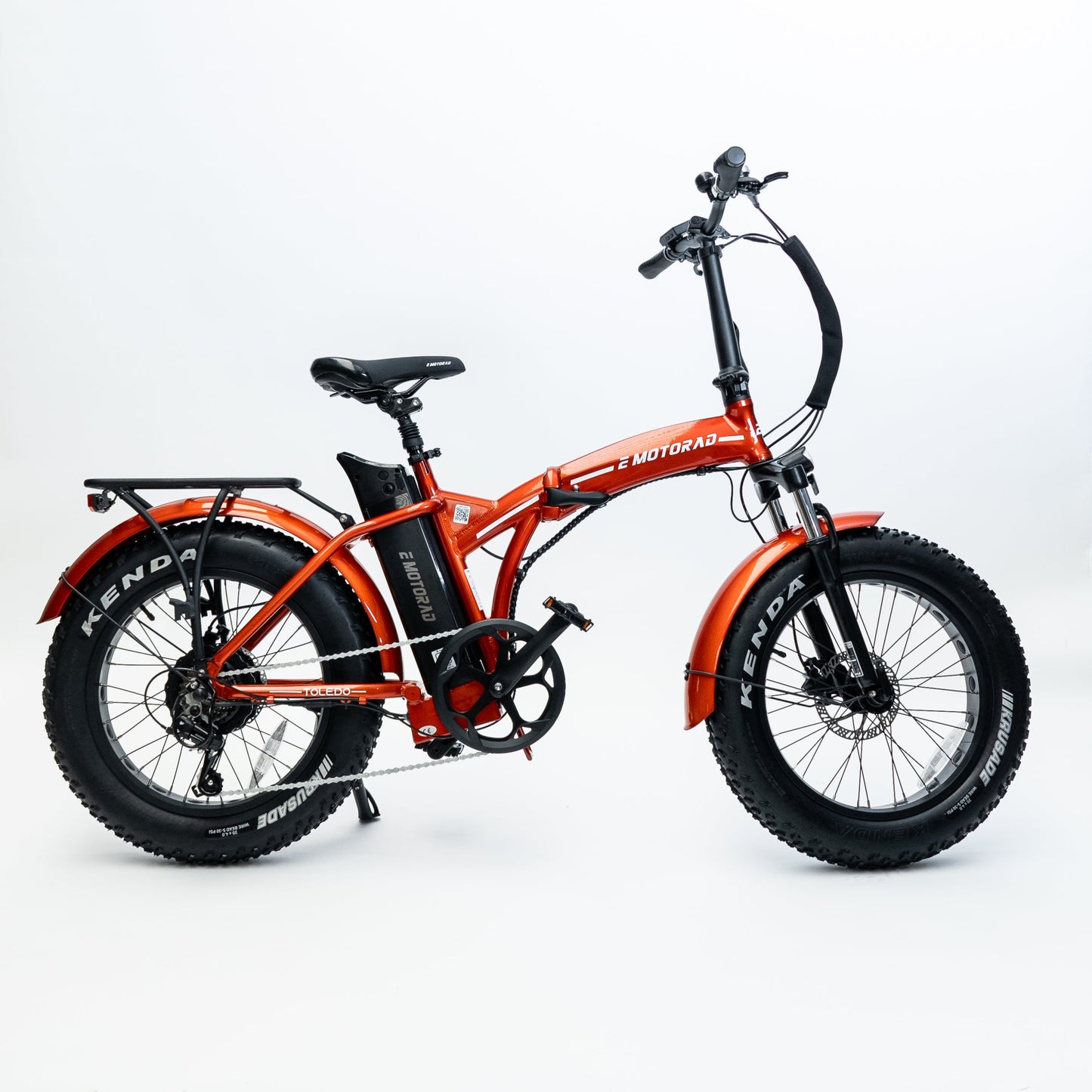 Emotorad Toledo Red Folding Fat Tyre - Pedal Go