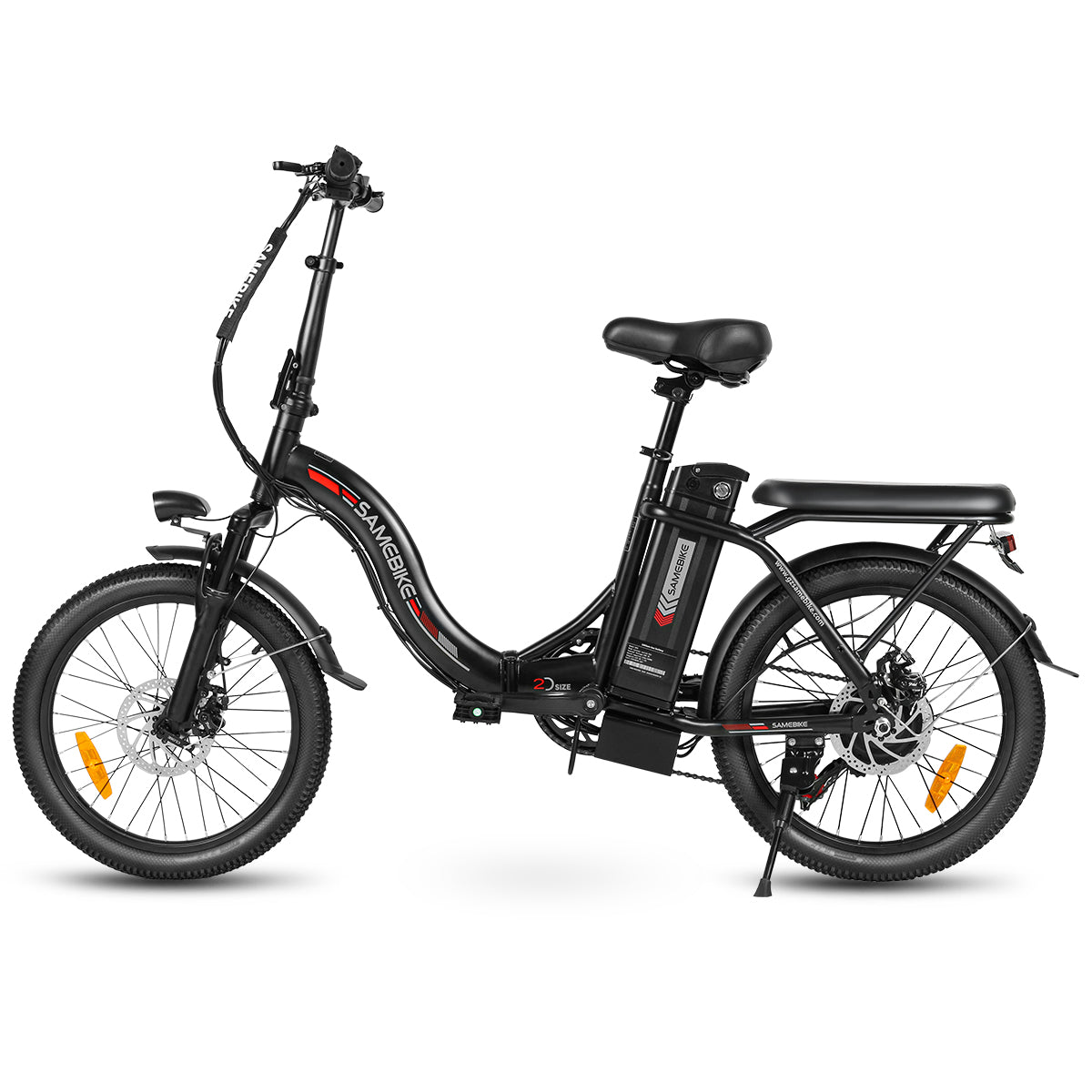 Samebike CY20 Spoke Wheel Folding Electric Bike - Pedal Go
