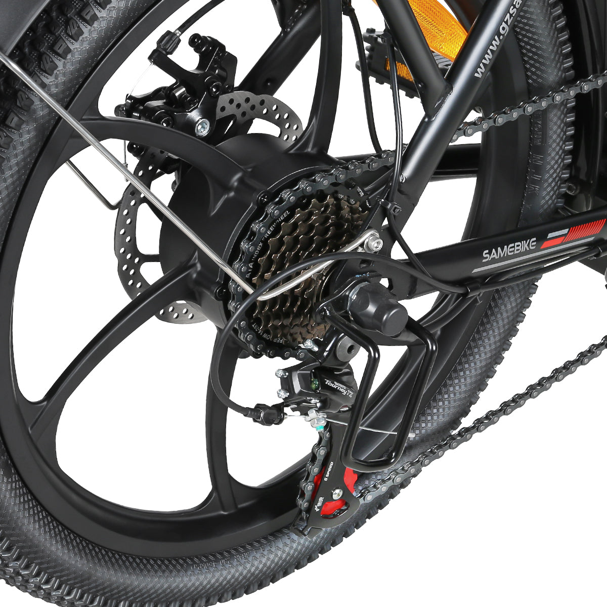 Samebike CY20 Spoke Wheel Folding Electric Bike - Pedal Go