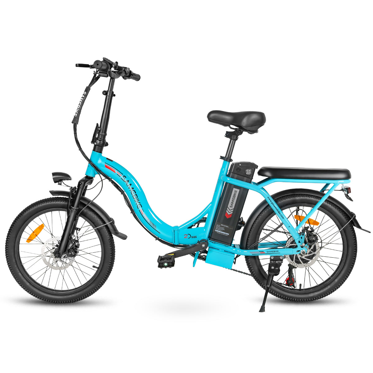 Samebike CY20 Spoke Wheel Folding Electric Bike - Pedal Go