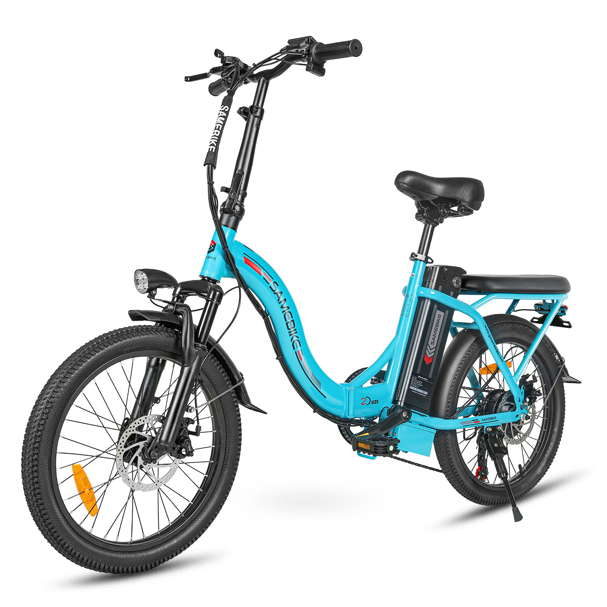 Samebike CY20 Spoke Wheel Folding Electric Bike - Pedal Go