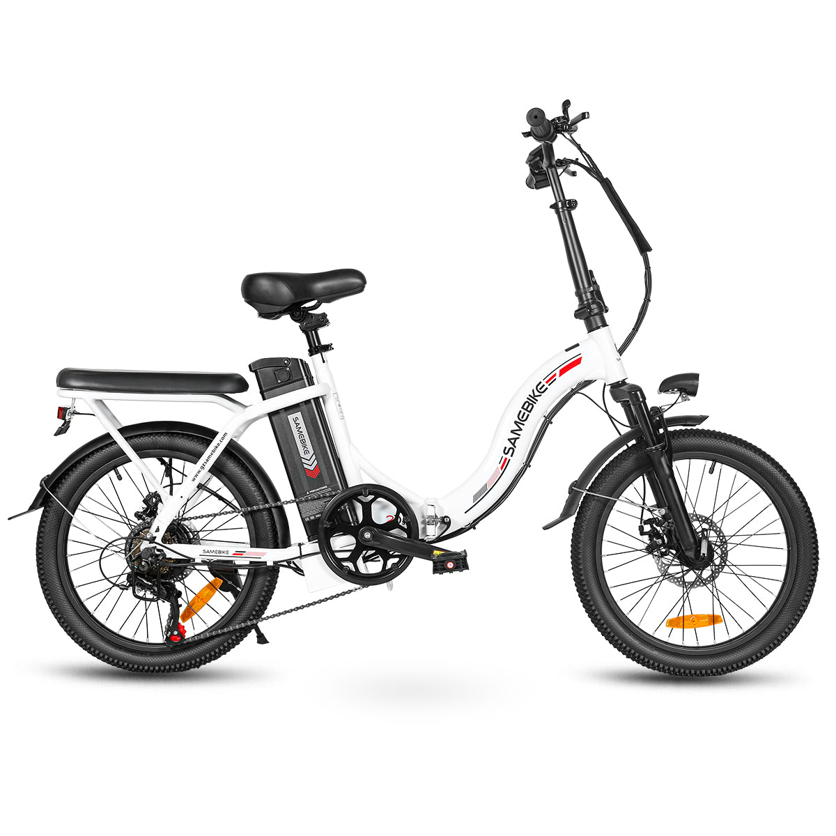 Samebike CY20 Spoke Wheel Folding Electric Bike - Pedal Go