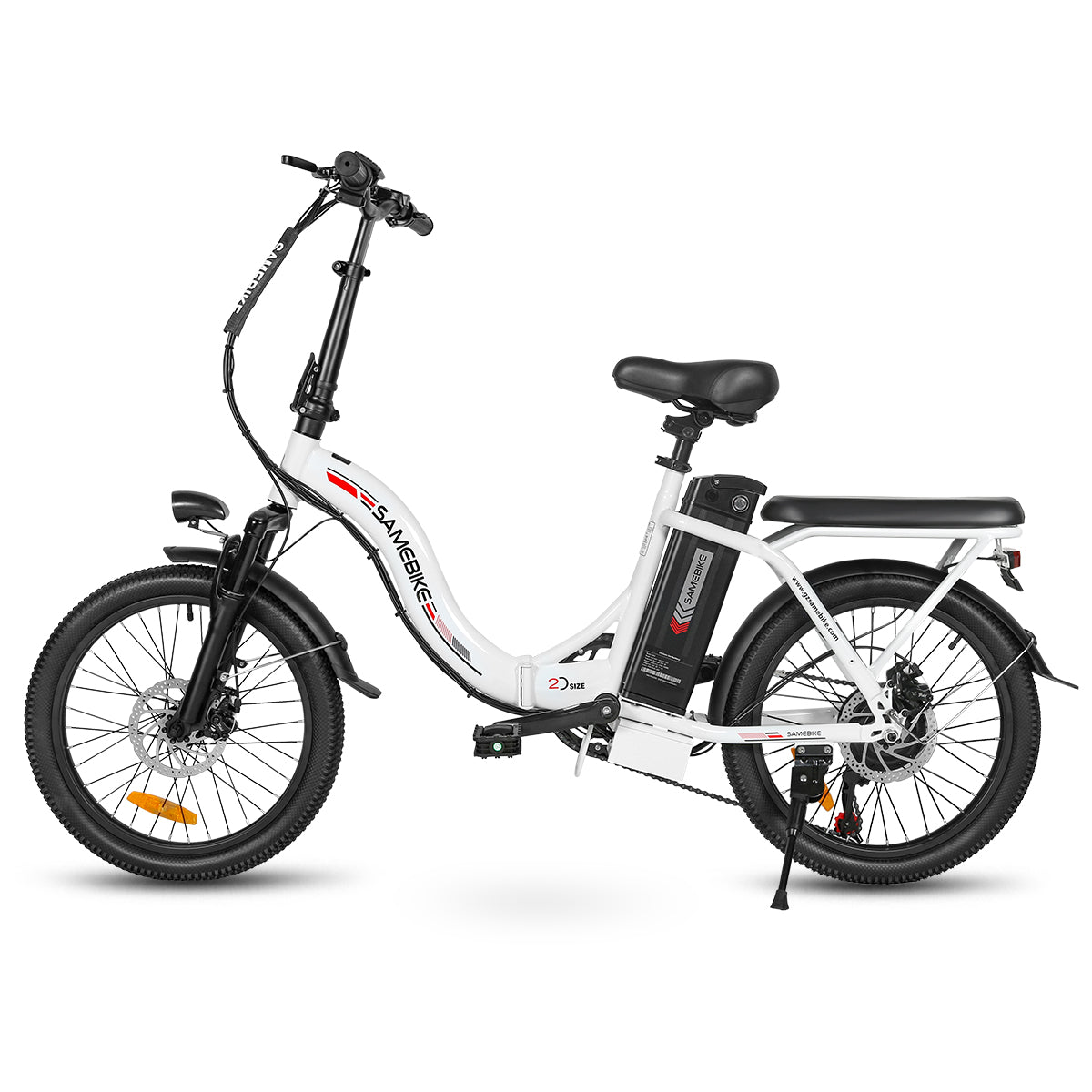 Samebike CY20 Spoke Wheel Folding Electric Bike - Pedal Go