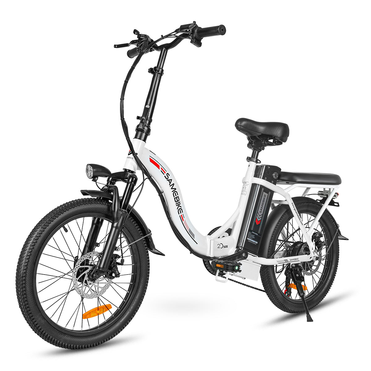 Samebike CY20 Spoke Wheel Folding Electric Bike - Pedal Go