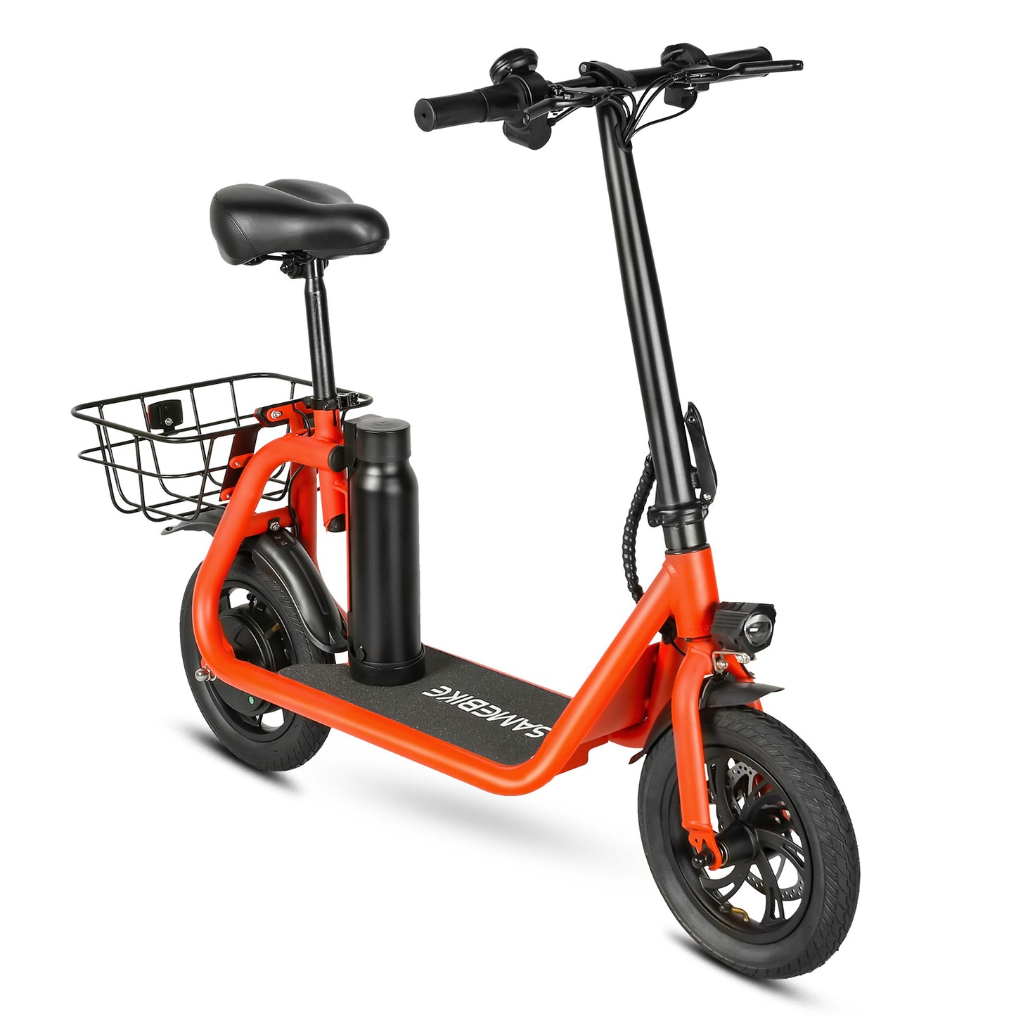 Samebike SM-C01 Electric Scooter with Basket - Pedal Go
