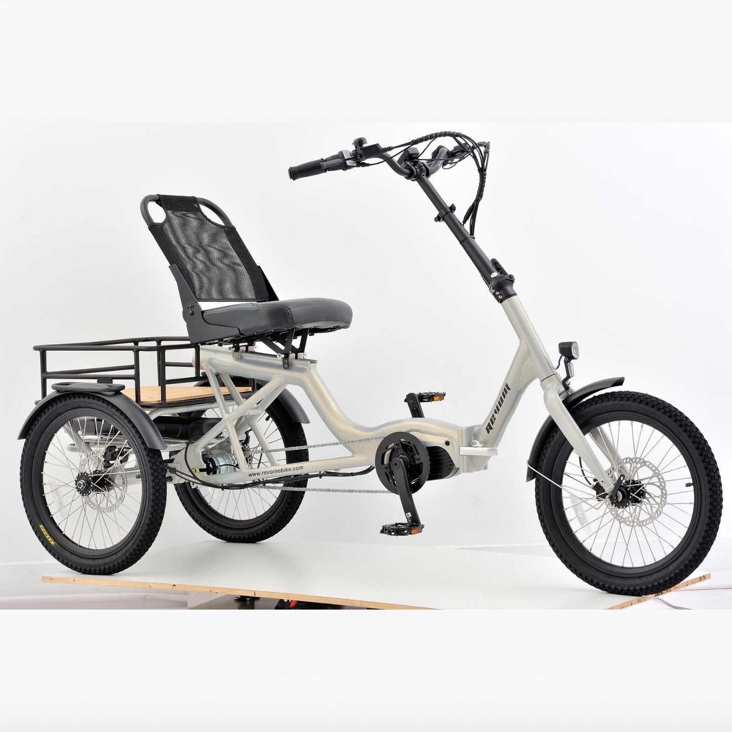 Revom T4 Semi Recumbent Electric Tricycle