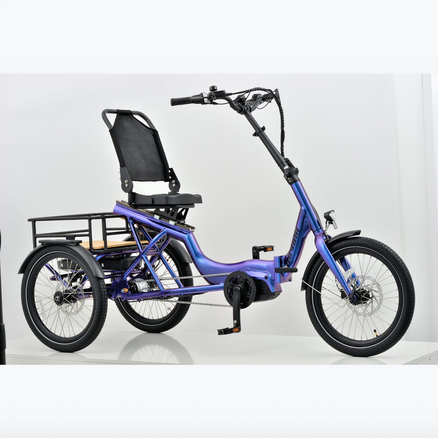 Revom T4 Semi Recumbent Electric Tricycle