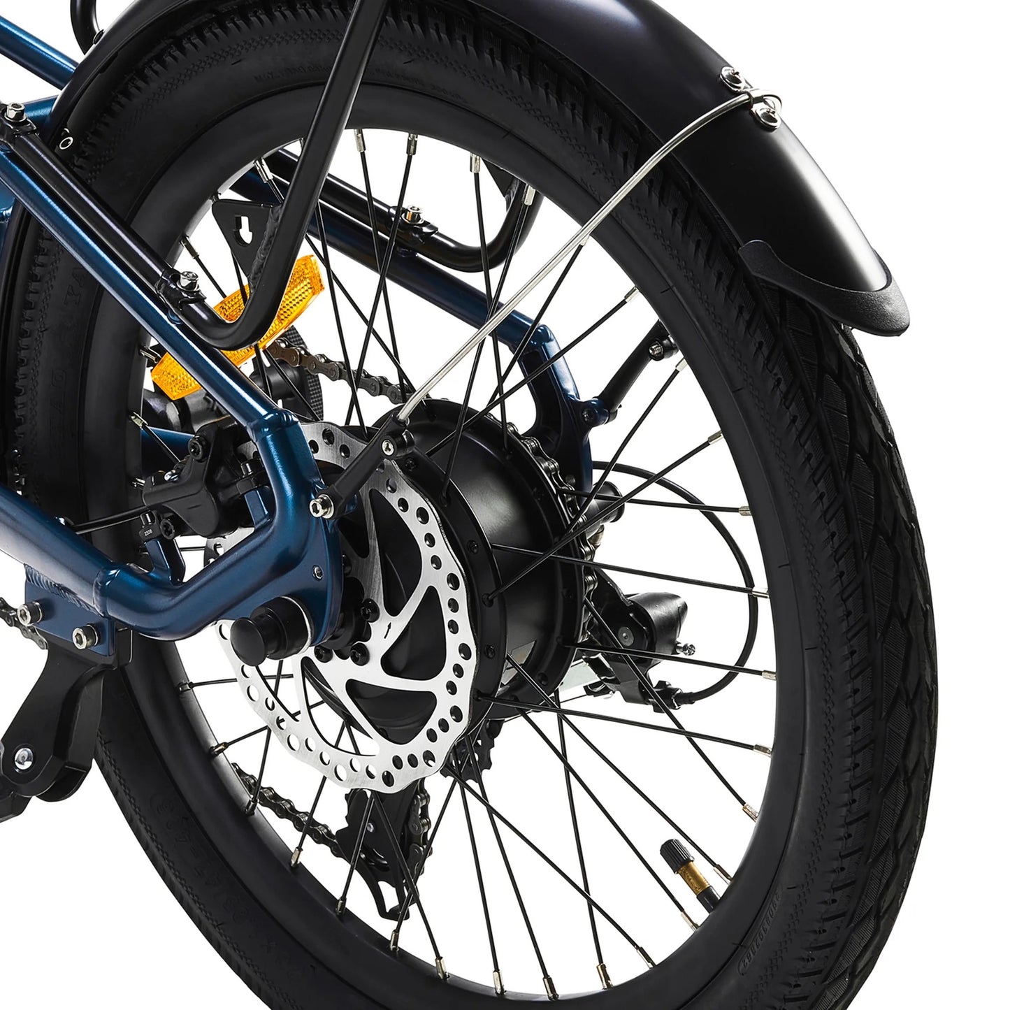 Hygge Virum Step Folding E-Bike - Sapphire Blue