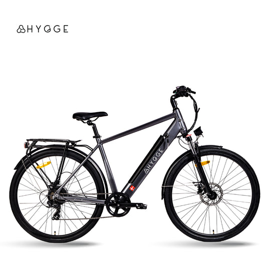 Hygge Aarhus Urban E-Bike - Hybrid - Graphite Grey