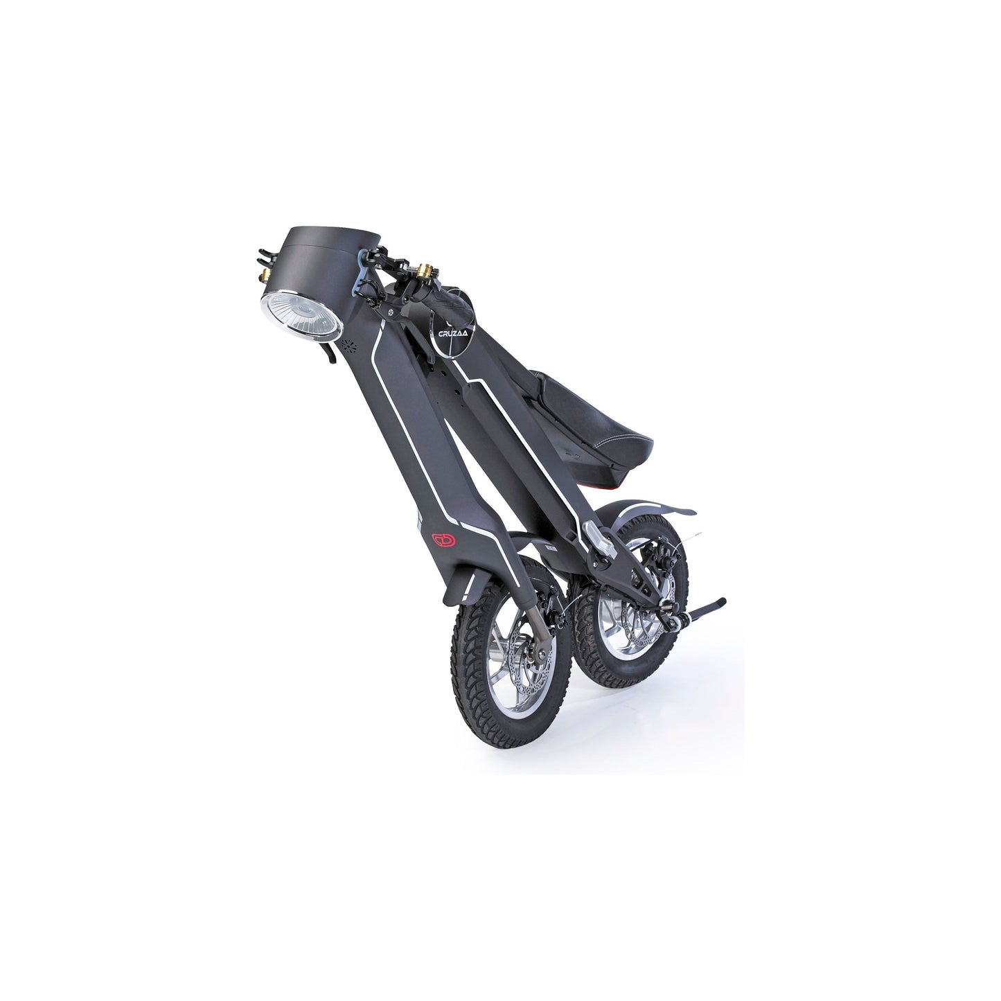 The Cruzaa E-Scooter Carbon Black with Built-in Speakers & Bluetooth