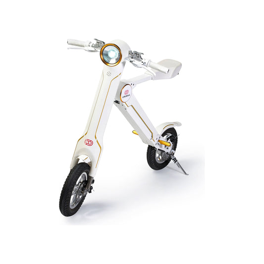 Cruzaa E-Scooter PRO Racing White – with Built-in Speakers & Bluetooth
