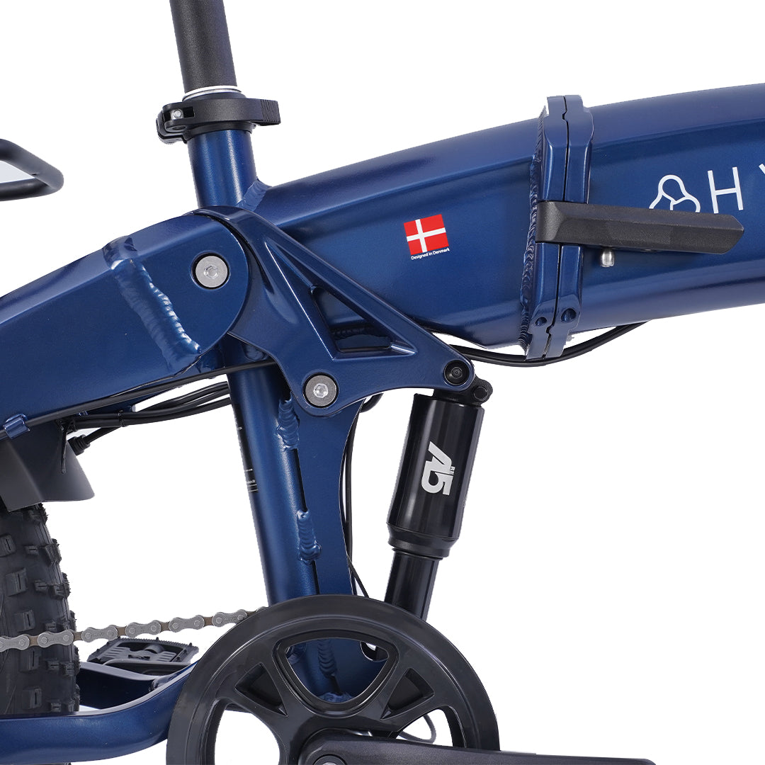 Hygge Soro Folding E-Bike - Royal Blue