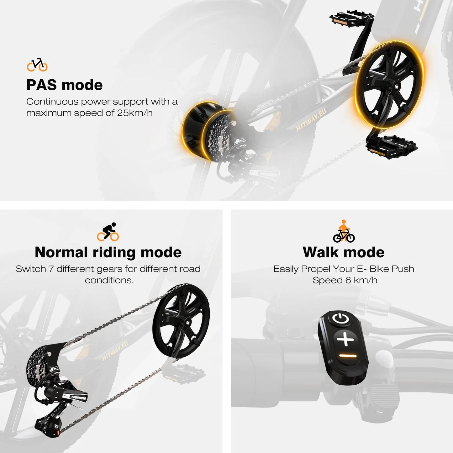 Hitway BK17 Dual Battery Electric Bike