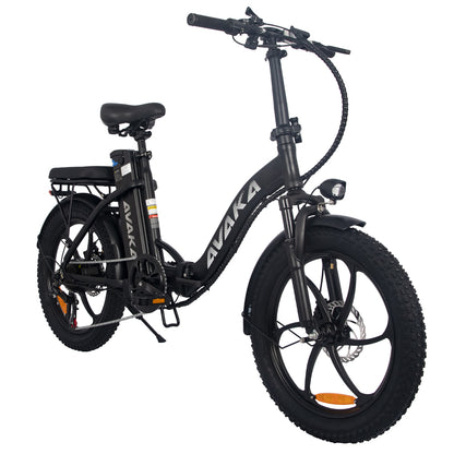 AVAKA - BZ20 PLUS – Foldable Electric City Bike - Pedal Go