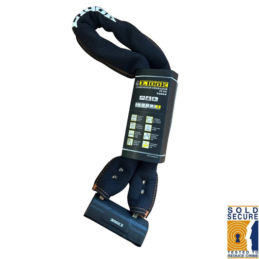 Gold Sold Secure rated combination chain lock