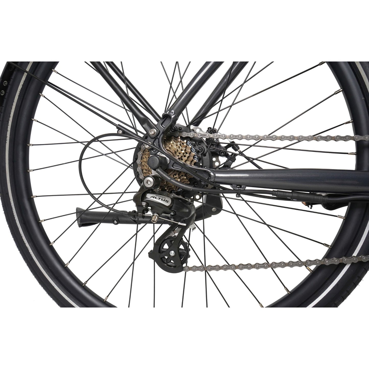 Dawes Scenic Cross Bar Electric Hybrid Bike