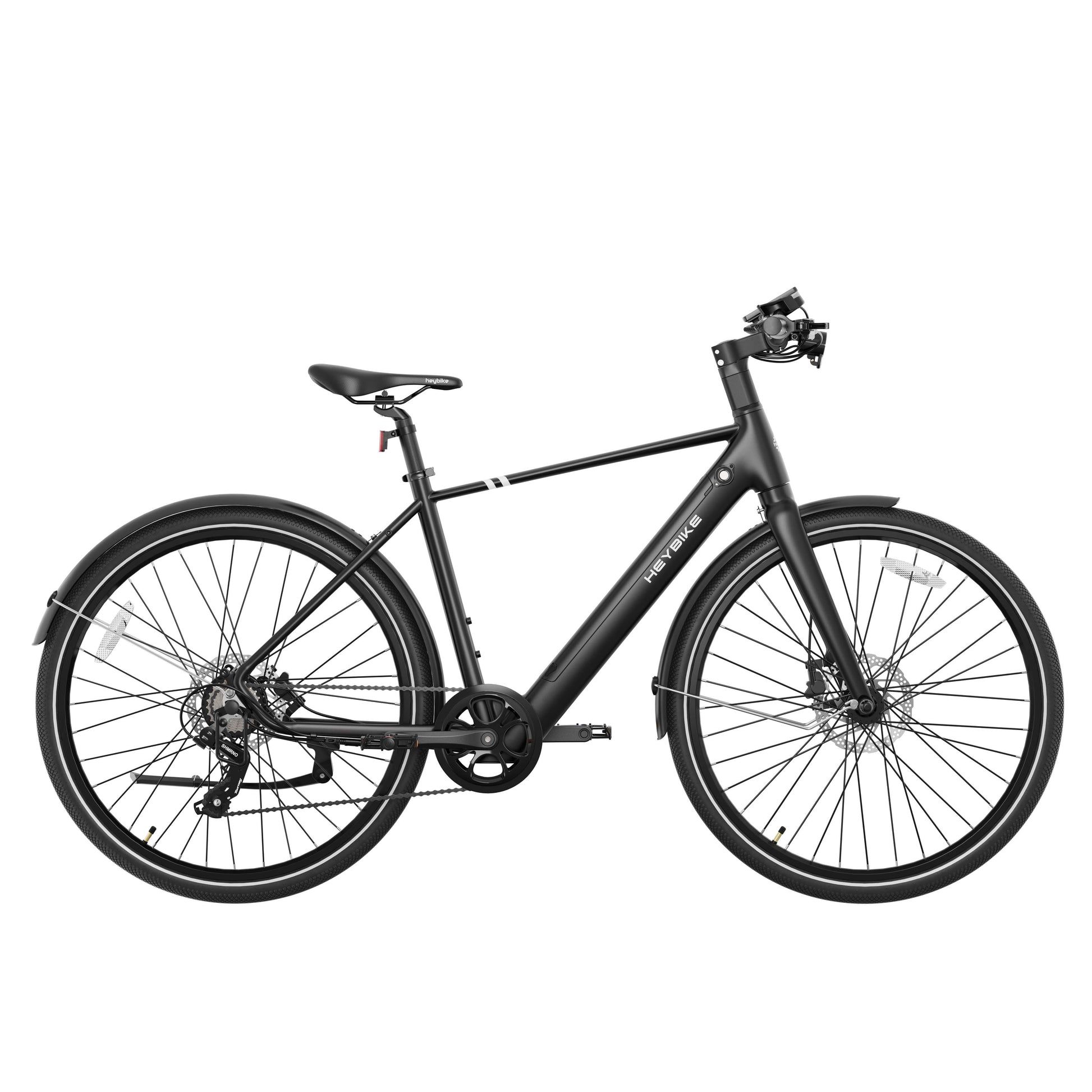 urban hybrid e-bike Heybike EC 1 Commuter E-Bike – Lightweight Urban Electric Bicycle – Pedal Go