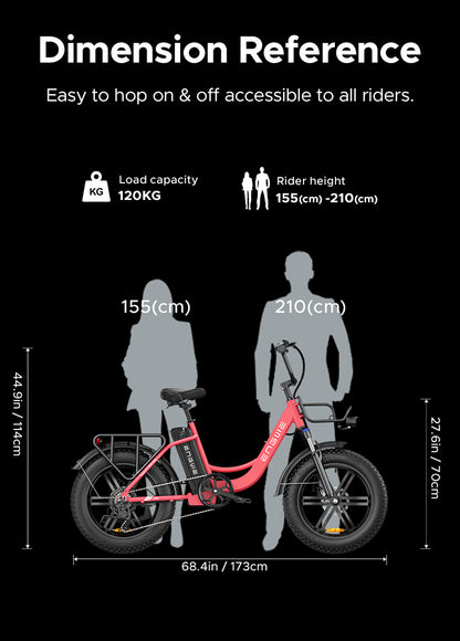 ENGWE L20 Electric Bike - 250W-Pedal Go