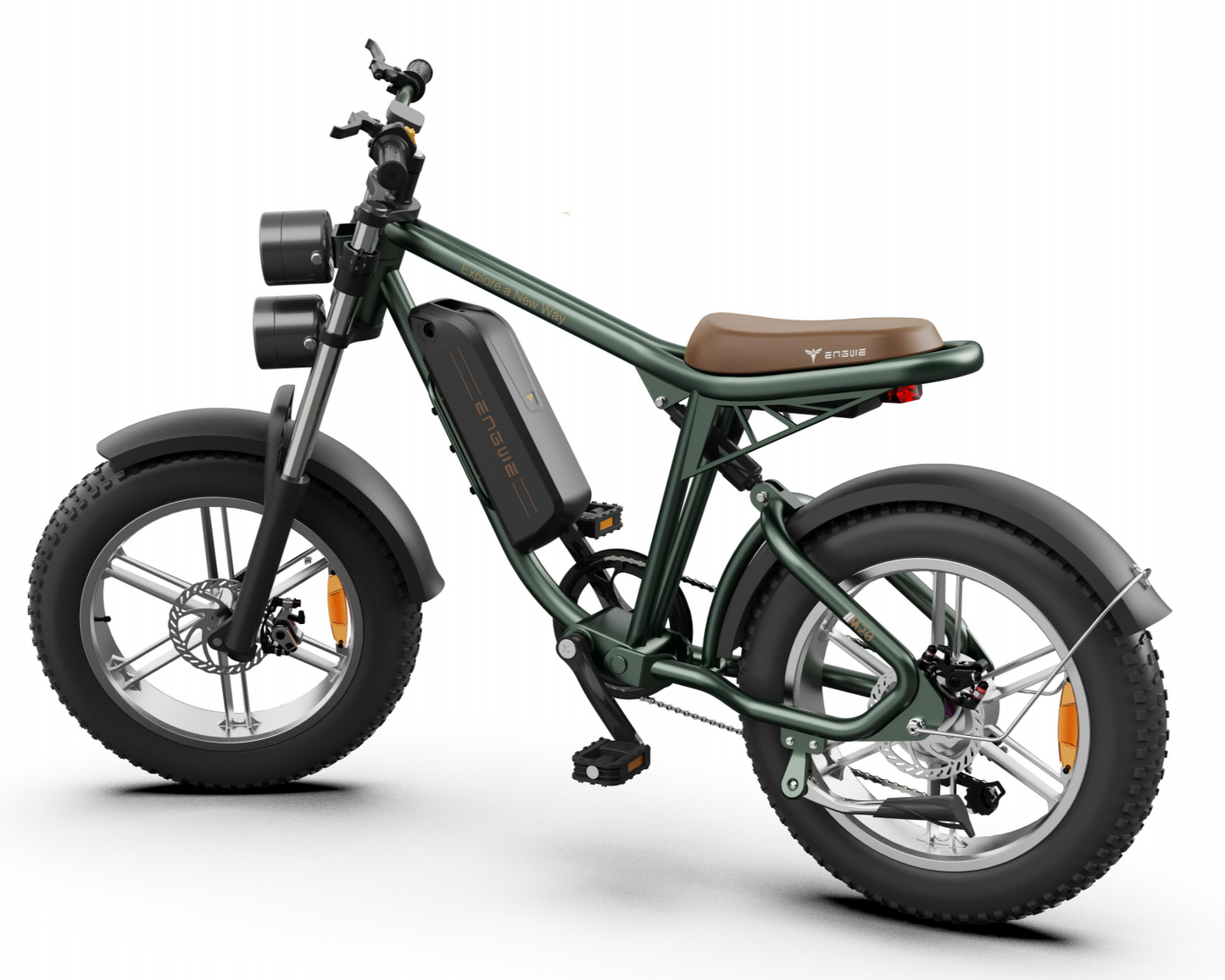 ENGWE M20 Electric Bike - Single Battery 1000W-Pedal Go