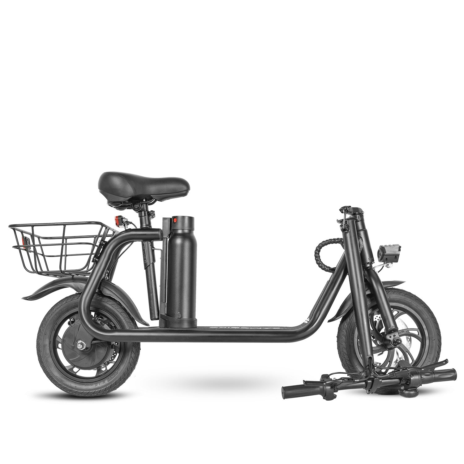 Samebike SM-C01 Electric Scooter with Basket - Pedal Go