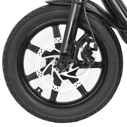 Samebike SM-C02 Electric Scooter with Rear Basket - Pedal Go