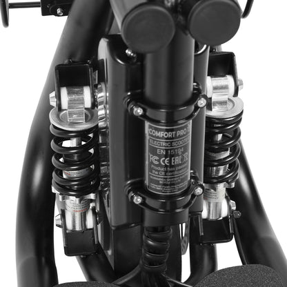 Samebike SM-C02 Electric Scooter with Rear Basket - Pedal Go