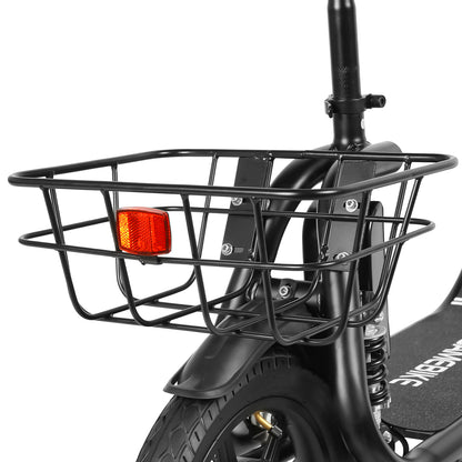 Samebike SM-C02 Electric Scooter with Rear Basket - Pedal Go