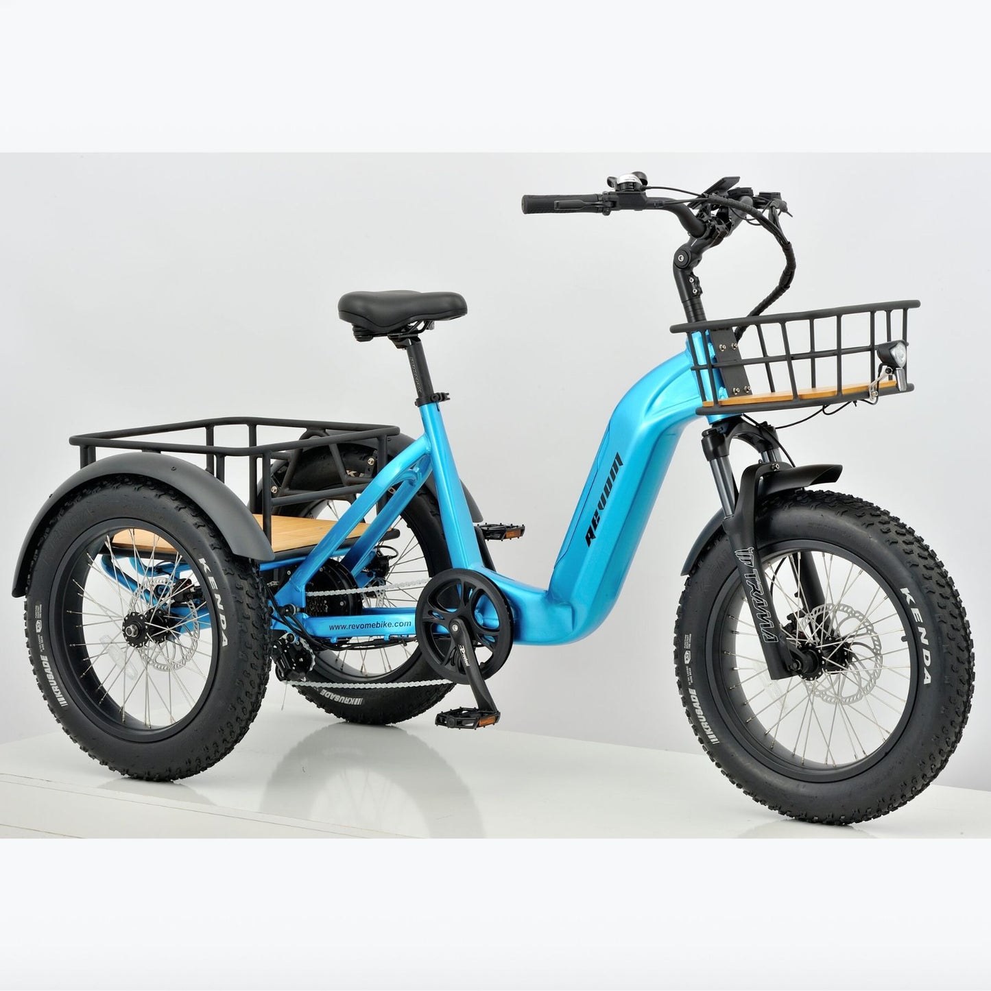 Revom T2 All-Terrain Fat-Tyre Electric Mountain Trike