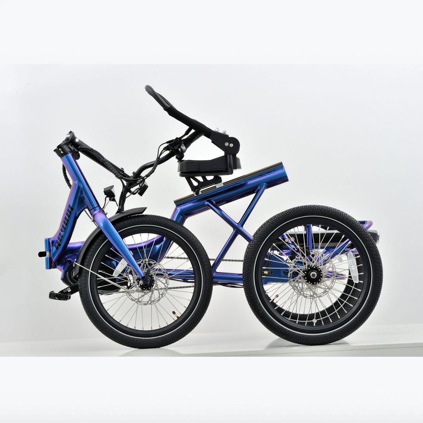 Revom T4 Semi Recumbent Electric Tricycle
