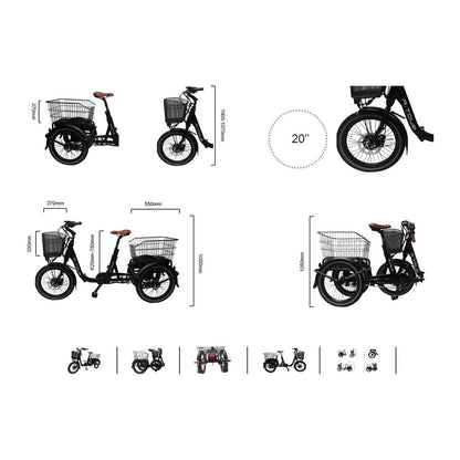 Aitour Heal Mini - Folding Electric Trike